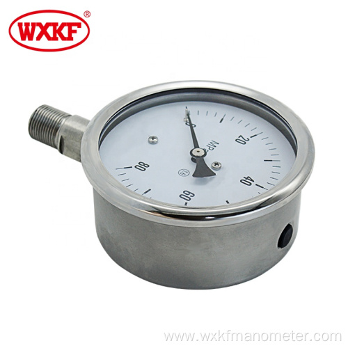 capsule measuring range 100mm pressure gauge